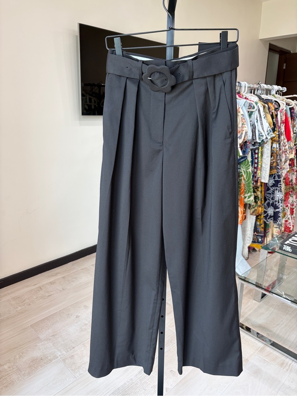 Farm Rio: Black Maxi Pants - Picture 3 of 11